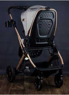 LUCID Luxury Baby Carrycot Stroller with High Density Lining from Lucid - Brown Model - VIOLA  - Image 5