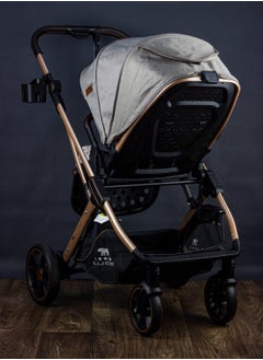 LUCID Luxury Baby Carrycot Stroller with High Density Lining from Lucid - Brown Model - VIOLA  - Image 4