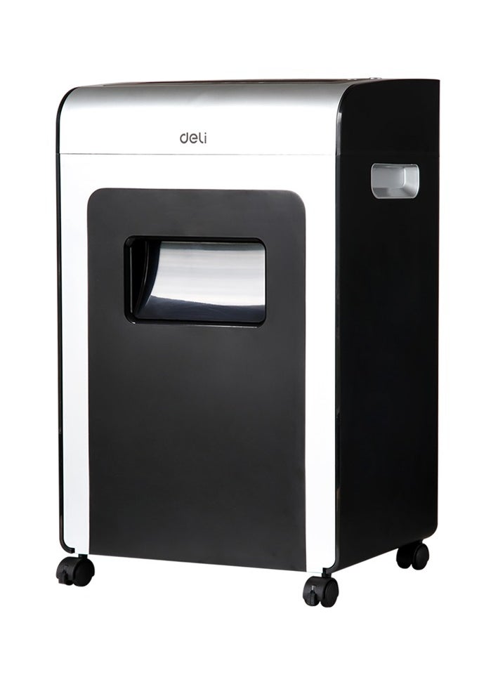Deli Deli E9917-EU Paper Shredder, 16-Sheet Capacity, 10-Min Continuous Run Time, 31L Bin, 4×40mm Cross-Cut, Low Noise ≤58dB, Shreds CDs, Credit Cards, Paper Clips & Staples, Black  - Image 3