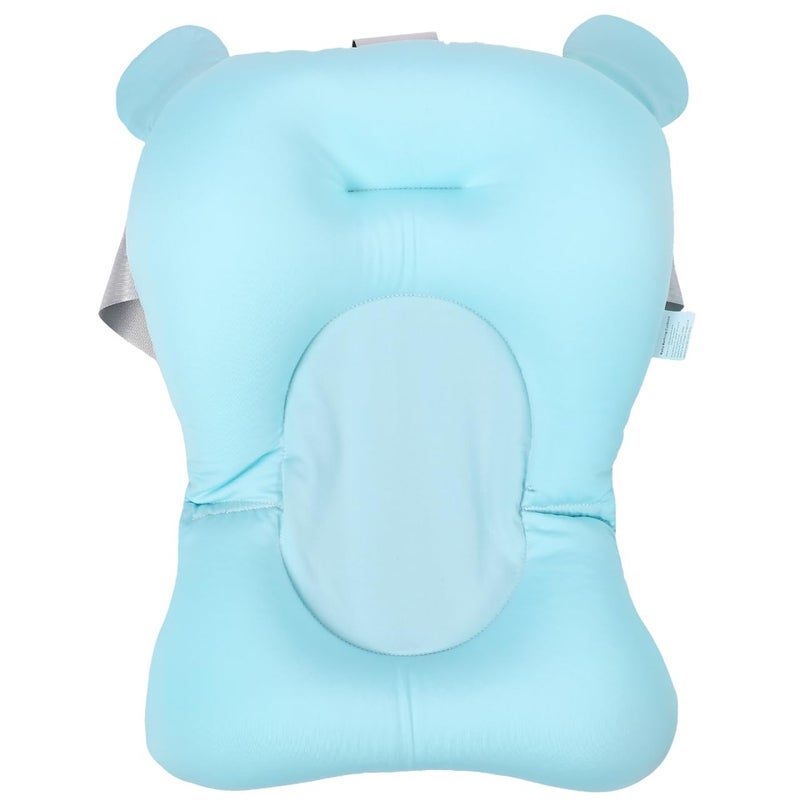 DOITOOL Non Skid Bath Mat Baby Float Bathtub Baby Honeycomb Mesh Cloth Light Green New Born Bathtub - Image 1