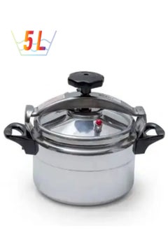 Alsaif Gallery 5Liters Aluminum Pressure Cooker 5 Liter silver 