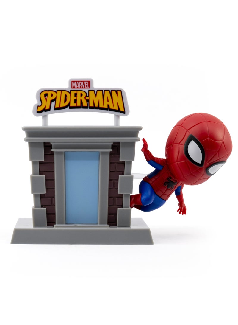 MARVEL سلسلة برج سبايدرمان، قطعة واحدة متنوعة (قد يختلف النمط واللون) | تمثال قابل للجمع | تمثال غامض | هدية للأطفال وجامعي التحف! - Image 2