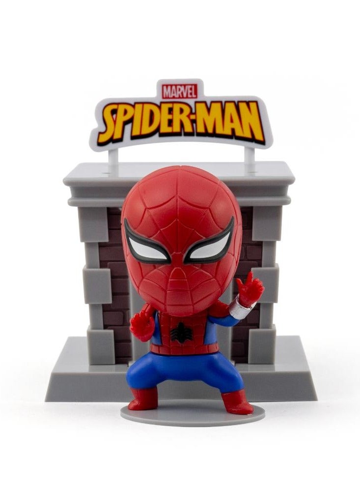 MARVEL سلسلة برج سبايدرمان، قطعة واحدة متنوعة (قد يختلف النمط واللون) | تمثال قابل للجمع | تمثال غامض | هدية للأطفال وجامعي التحف! - Image 4