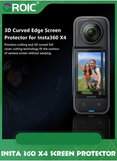 GROIC Insta 360 X4 Screen Protector Film, Insta360 X4 Screen Protector for Insta360 X4 Accessories, Tempered Glass LCD Display Film, Ultra HD, 9H Hardness, Scratch Resistant  - Image 2