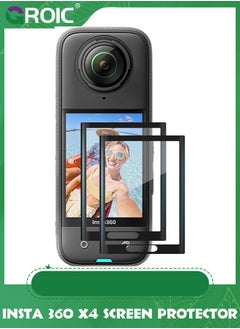 GROIC Insta 360 X4 Screen Protector Film, Insta360 X4 Screen Protector for Insta360 X4 Accessories, Tempered Glass LCD Display Film, Ultra HD, 9H Hardness, Scratch Resistant  - Image 1
