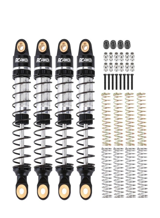 RCAWD Lengthen FX118 Shocks 58MM Oil Type for 1/18 FURITEK FX118 Fury Wagon RTR Front Rear Shock Series Upgrades Part Black - Image 1