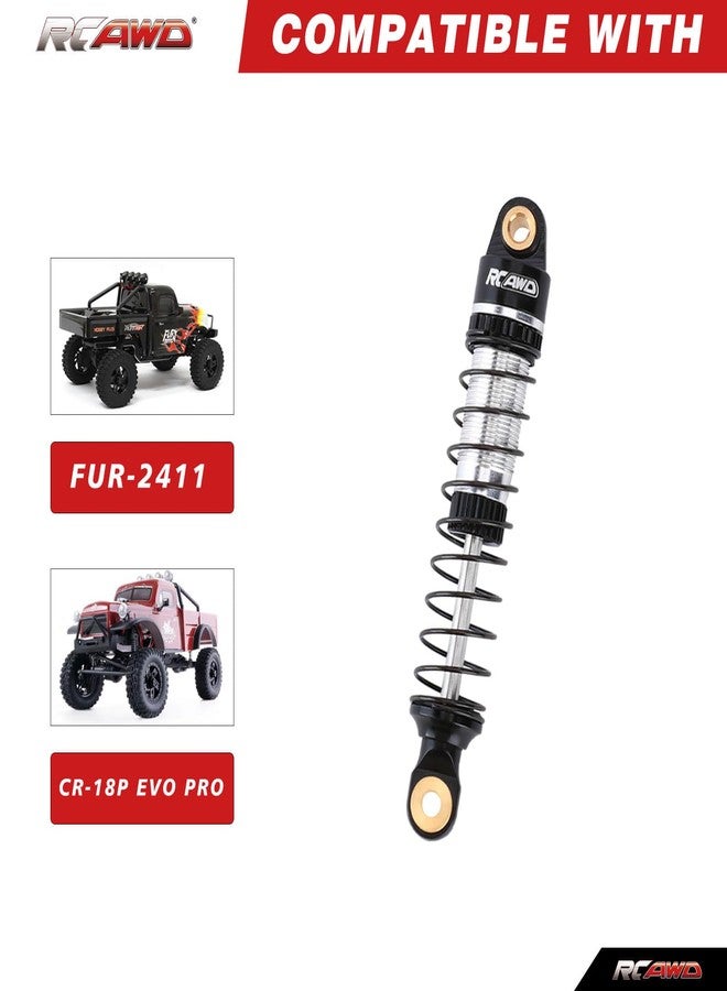 RCAWD Lengthen FX118 Shocks 58MM Oil Type for 1/18 FURITEK FX118 Fury Wagon RTR Front Rear Shock Series Upgrades Part Black - Image 2