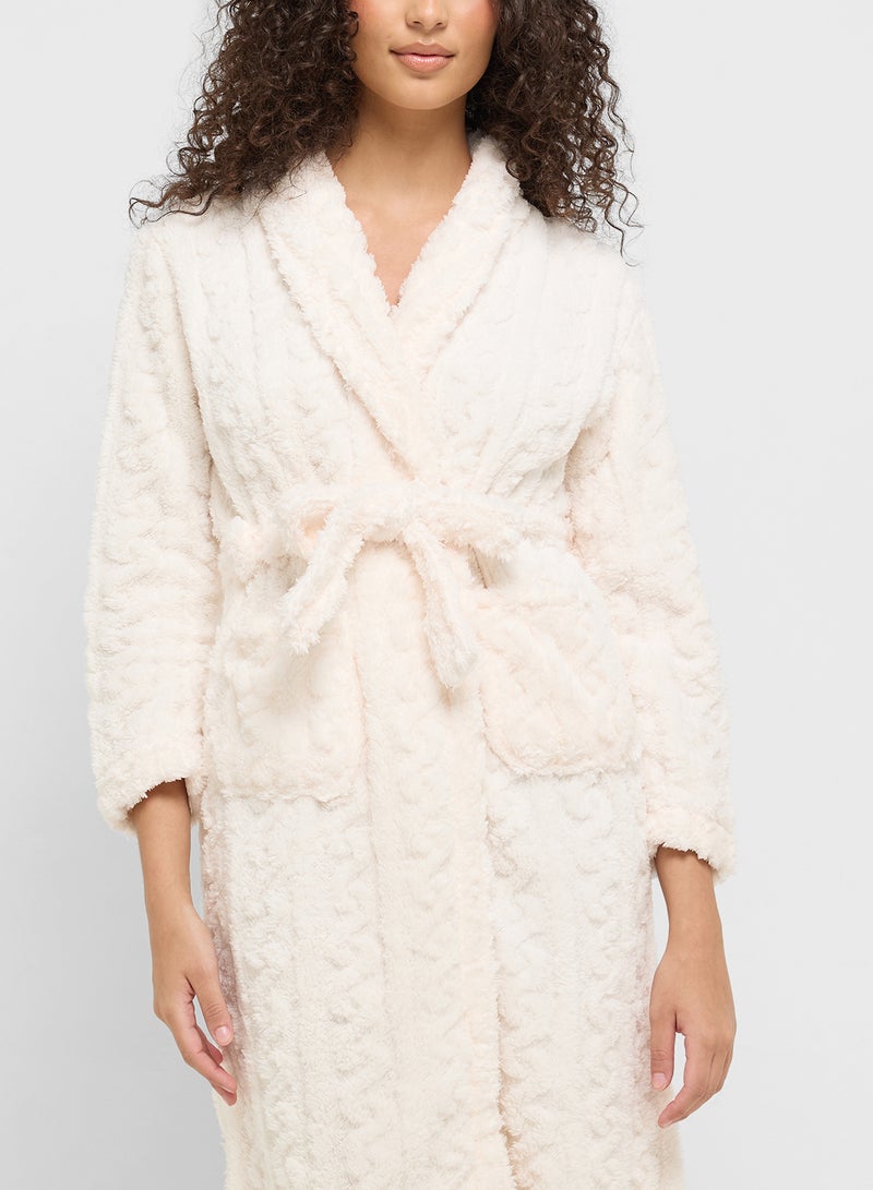 Ginger Plush Terry Bath Robe  - Image 3