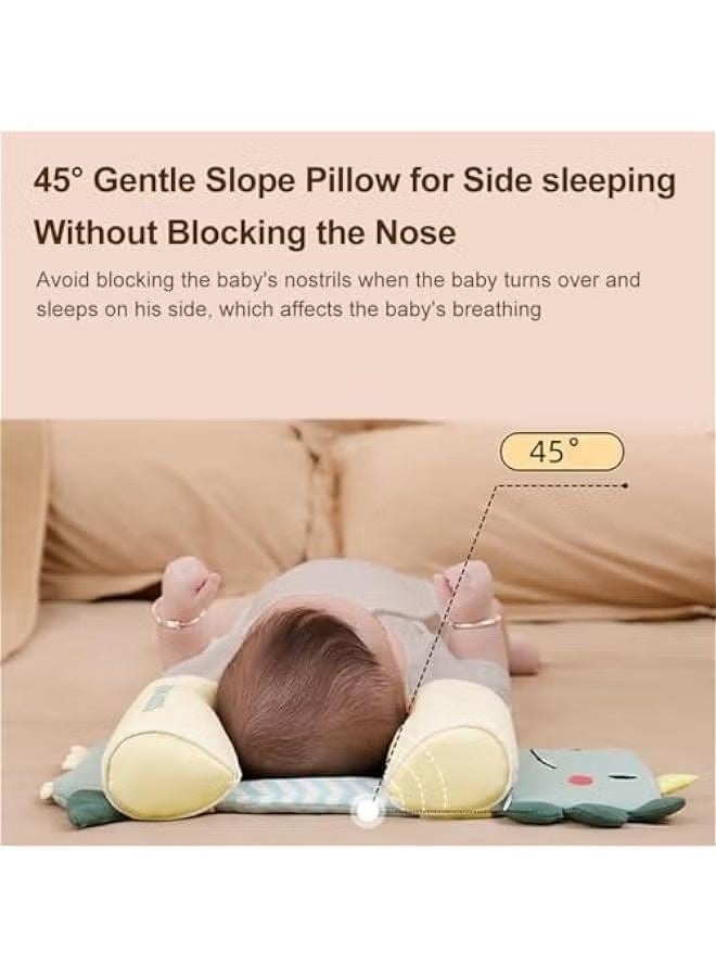 Ailily Baby Head Shaping Pillow, Newborn Pillow to Prevent Flat Head, Baby Head Pillow,Flat Head Baby Pillow, Baby Sleeping Pillow, Baby Pillows for Sleeping for 0-3 Years (Rabbit) - Image 2
