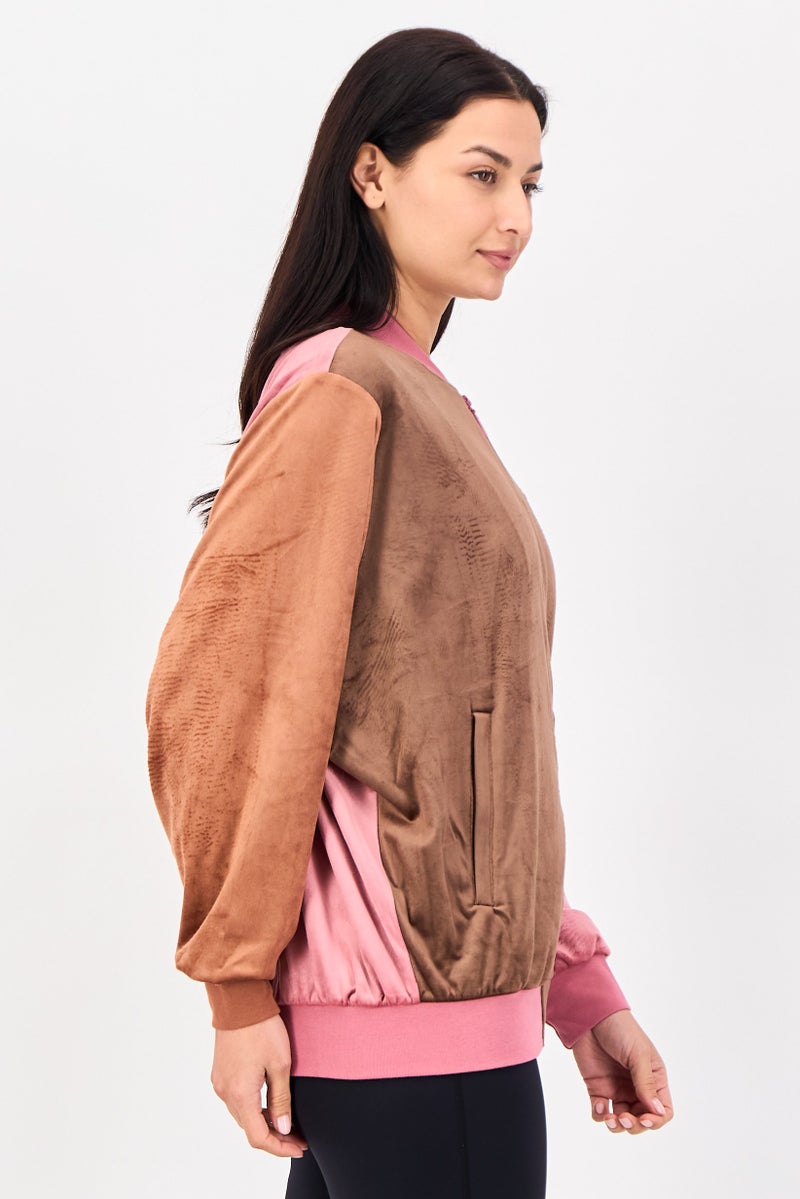 adidas Originals Women Sportswear Fit Long Sleeve Outdoor Hoodie, Multicolor - Image 4