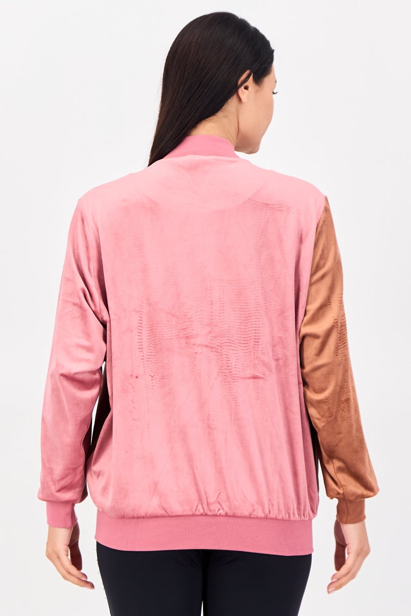 adidas Originals Women Sportswear Fit Long Sleeve Outdoor Hoodie, Multicolor - Image 2