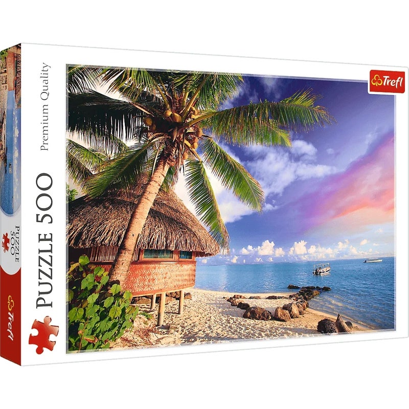 Trefl - Bora-Bora Island Puzzle 500 Pieces - 37485 - Image 1