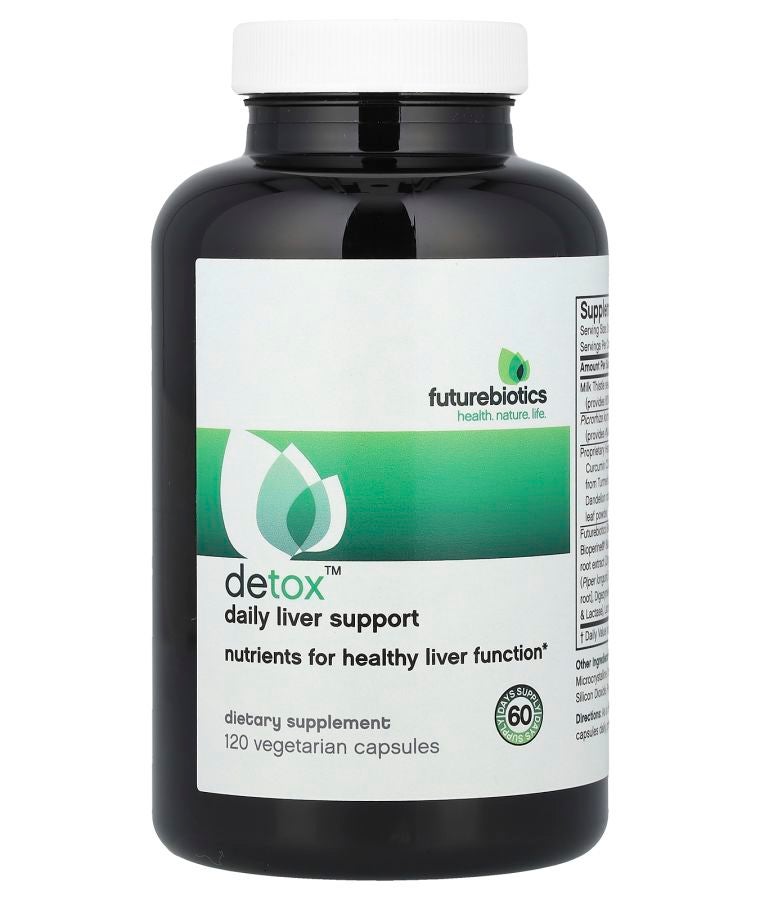 Futurebiotics Detox™ Daily Liver Support 120 Vegetarian Capsules