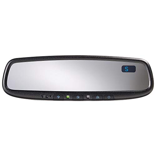 Advent ADVGEN45AB5 Gentex Auto Dimming Rear View Mirror with Compass and Homelink 5 (Blue Buttons) - Image 1
