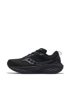 saucony Triumph 22 Running Shoes For Men/Women/Students-All Black Long-Distance Training & Jogging  - Image 1