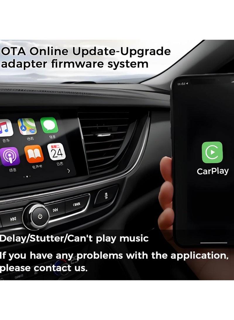 General Wireless CarPlay Adapter Bluetooth Car Adapter for iPhone 16 Pro Max, Convert to Wireless For iPhone ios10+ Low Latency Replacement Carplay Cable For Toyota, Honda, Jeep, Ford, Chevrolet and more!  - Image 5