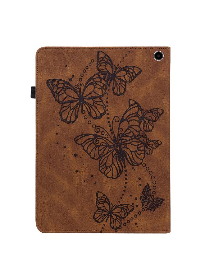 S-TOP Case For Amazon Fire Max 11 Embossed Butterfly Pattern Leather Tablet Case - Image 3