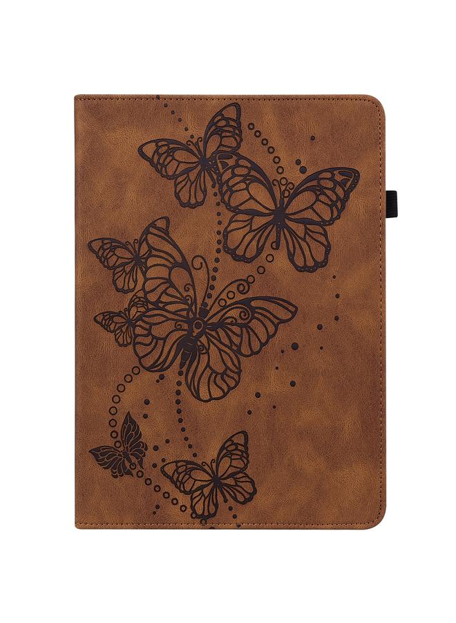S-TOP Case For Amazon Fire Max 11 Embossed Butterfly Pattern Leather Tablet Case - Image 2