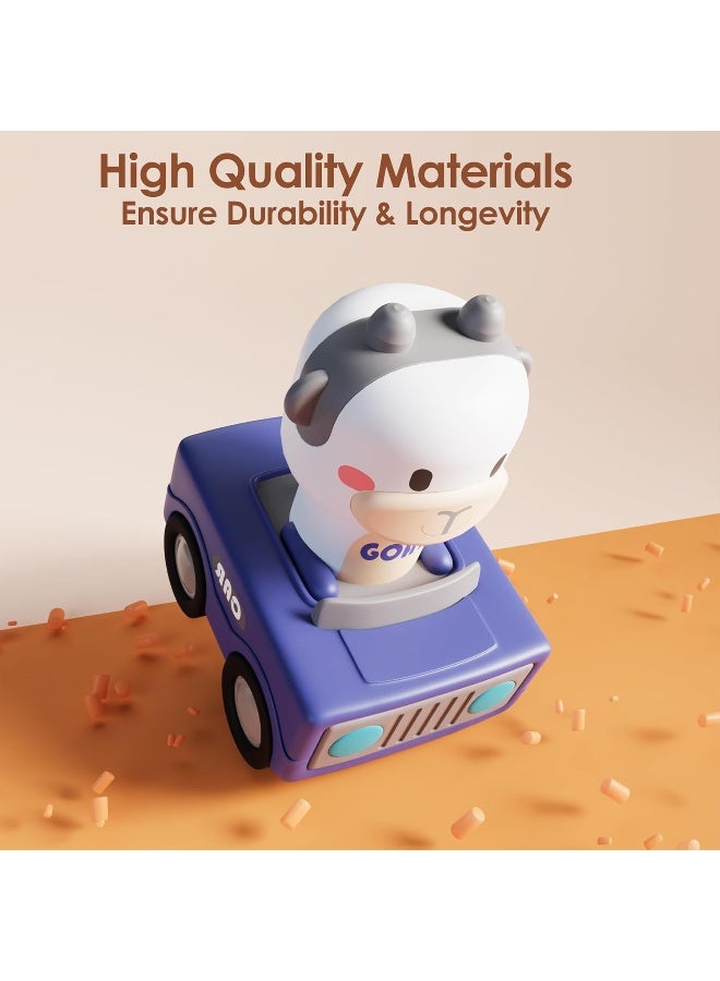 iPlay, iLearn Press to Go Animal Car Toys Set - Image 4