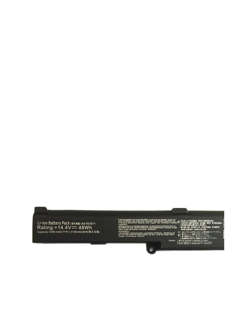 Terabyte استبدال بطارية A41N1611 لأجهزة Asus Rog Strix GL553VD GL553VE GL553VW GL753V GL753VD GL753VE FX53VD FX53VE FX53VW FX553VD FX553VE FX753VD FX753VE ZX53VW ZX553VD PX553VD PX753VD G553VD G553VE - Image 3