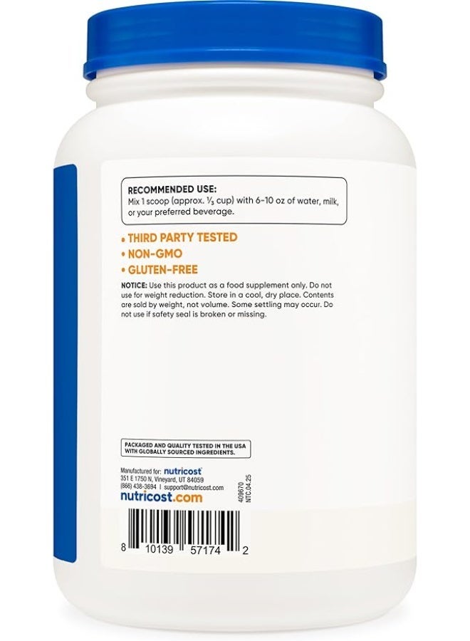 Nutricost, Whey Protein Isolate, Unflavored, 2 lb (907 g) - Image 3