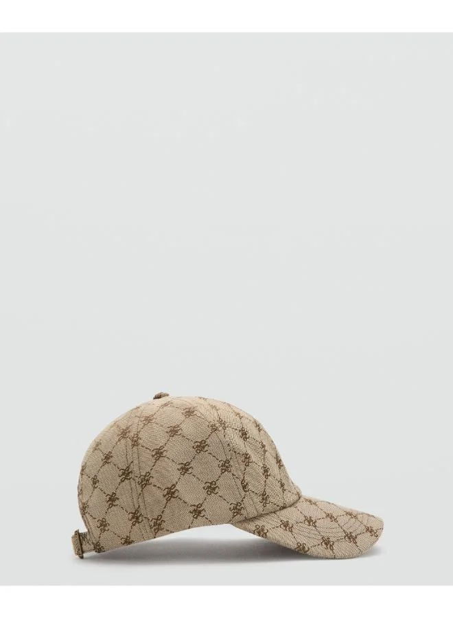 Mango  Cap With Printed Logo for Women | Best Price UAE