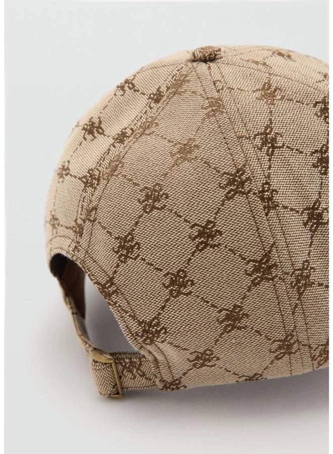 Mango  Cap With Printed Logo for Women | Best Price UAE