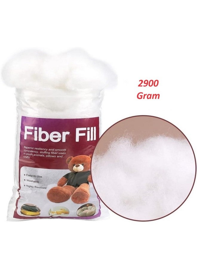 IMSMARTMART Premium Synthetic Cotton Filling - Racron Polyester Fiber | Cushions, Pillows, Toys | Non-Allergenic & Washable (2900 Grams Or 2.9 Kg) - Image 2