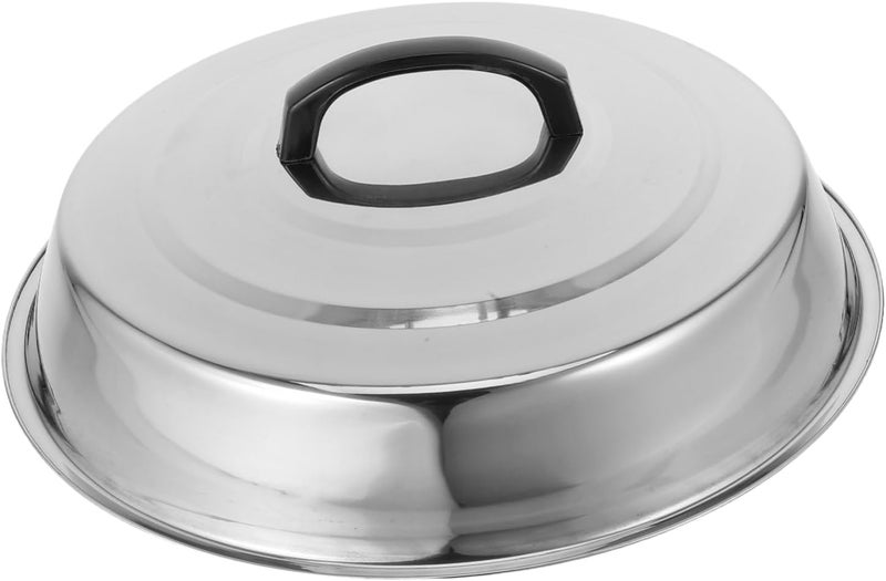 Kisangel Grill Accessories Food Cover Stainless Steel Steak Dome Reusable Food Covers for Home Hotel Restaurant - Image 1