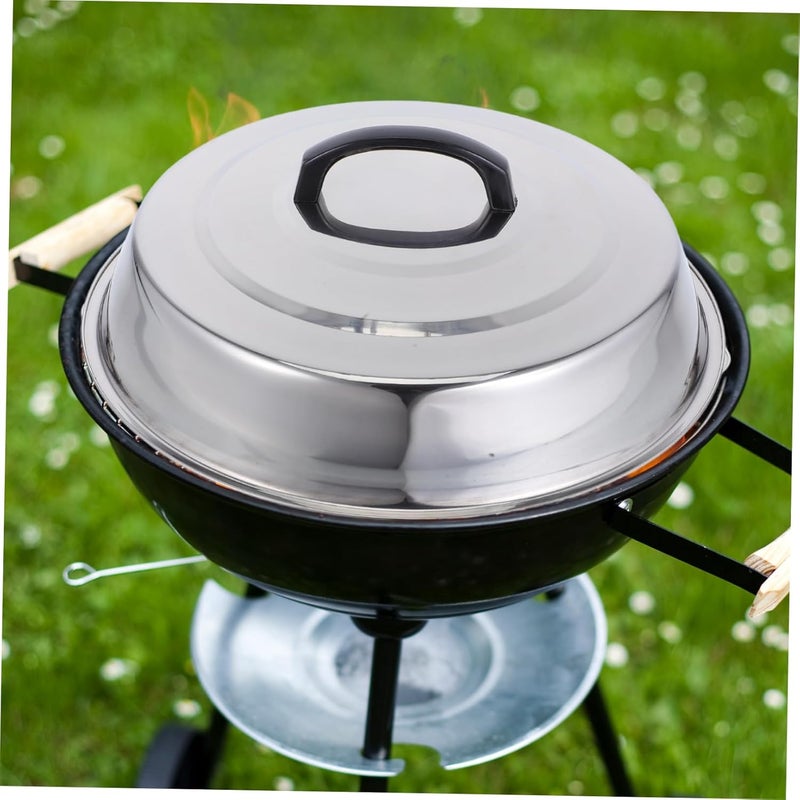 Kisangel Grill Accessories Food Cover Stainless Steel Steak Dome Reusable Food Covers for Home Hotel Restaurant - Image 5