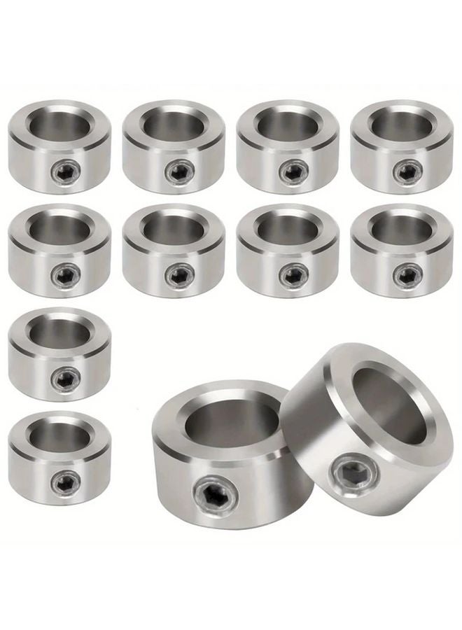 2 Pcs 10mm Drill Bit Limit Rings 7 Size Metal Positioning Rings Precision Depth Fixer - Image 2
