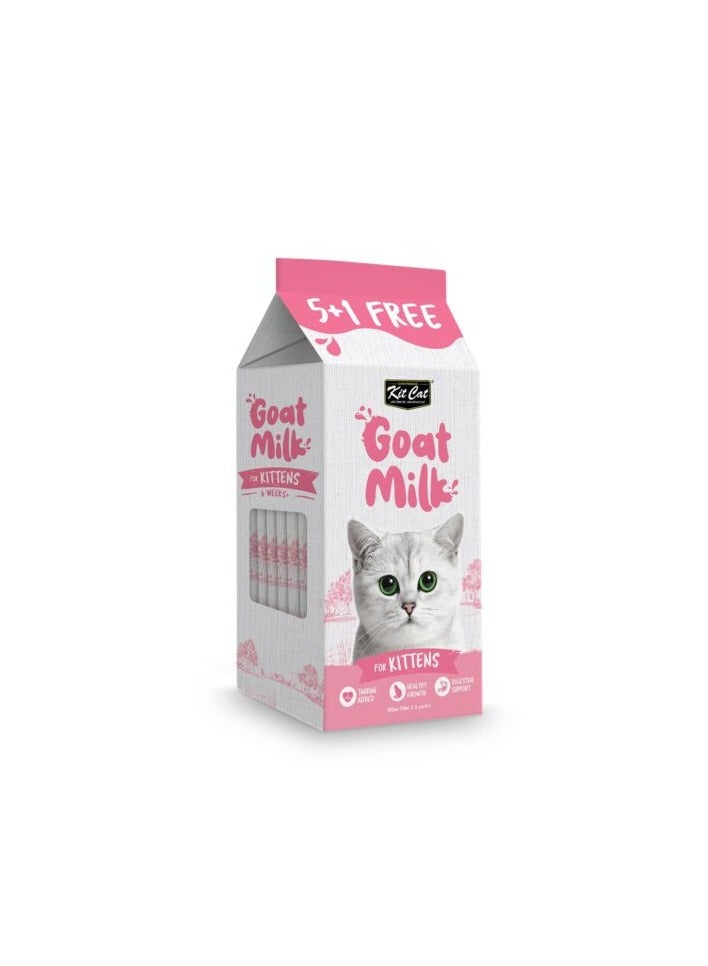 كيت كات حليب الماعز للقطط الصغيرة 300 مل (6 × 50 مل) - Image 1