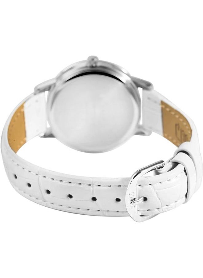 Q&Q - Leather Analog Wrist Watch Q925J314Y - Image 1