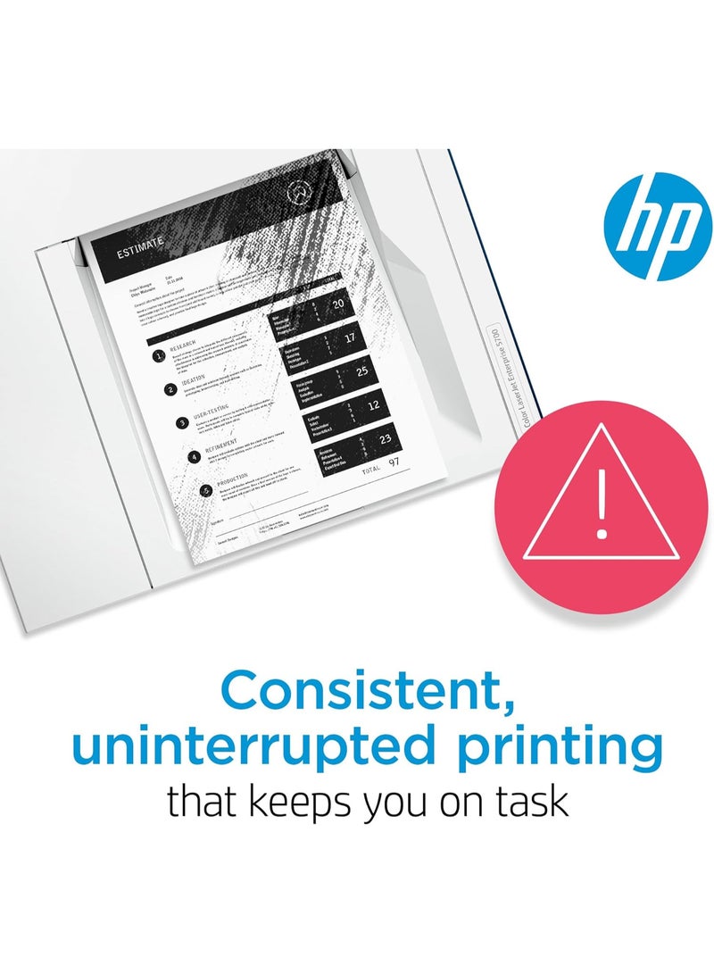 HP Toner HP 14A Black Original LaserJet Toner Cartridge | CF214A | Compatible with HP LaserJet Enterprise 700 M712 & MFP M725 Series Printers | Up to 10,000 Pages | Sharp Professional Black Prints - Image 5