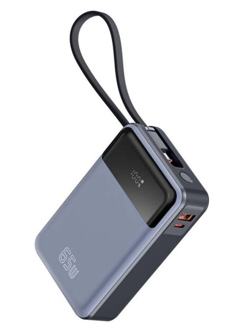 iOsuite - IOSUITE Ultimate 20,000mAh High Output Power Bank For Fast Charging. Charge your devices Faster With This High-Output Power Bank, Delivering 65W PD Charging. Its Sleek Design, Multiple Ports, And Reliable Battery Capacity Make it an Essential Companion For All Your Gadgets. - Image 1