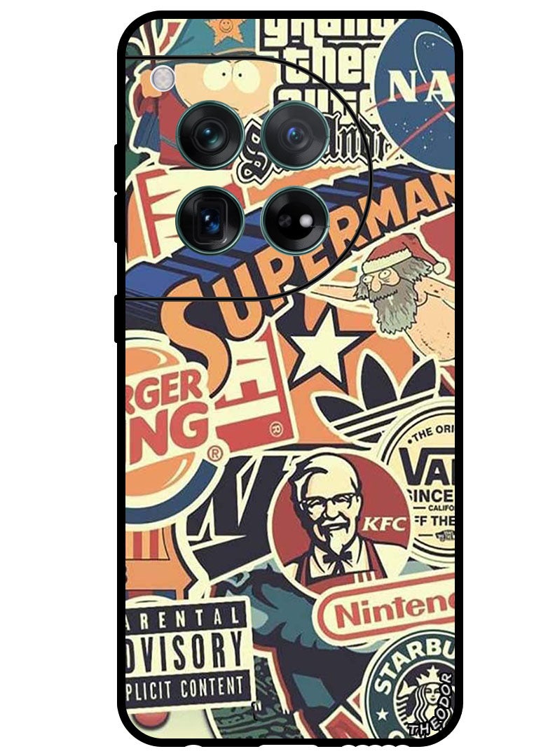 Theodor Protective Case Anti Scratch Shock Proof Bumper Cover For OnePlus 12 Superman - Image 1
