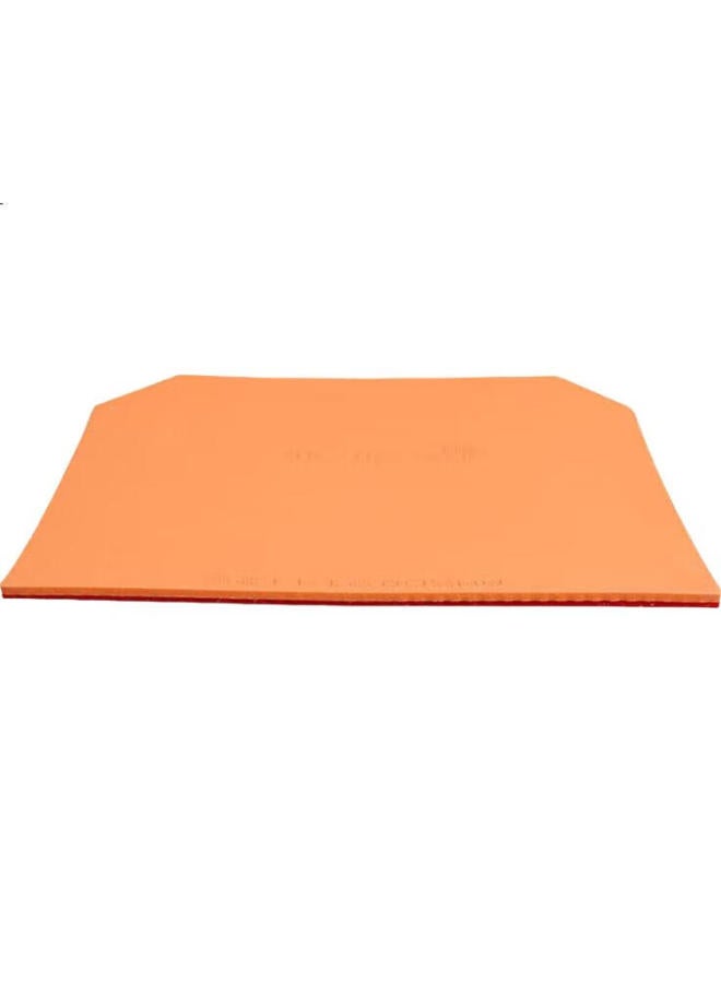 Dhs (Double Happiness) Table Tennis Racket Rubber, Pro Set Kuangbiao 3, Set Kuang 3 Hard 39, Thickness 2.2, Red, One Piece - Image 2