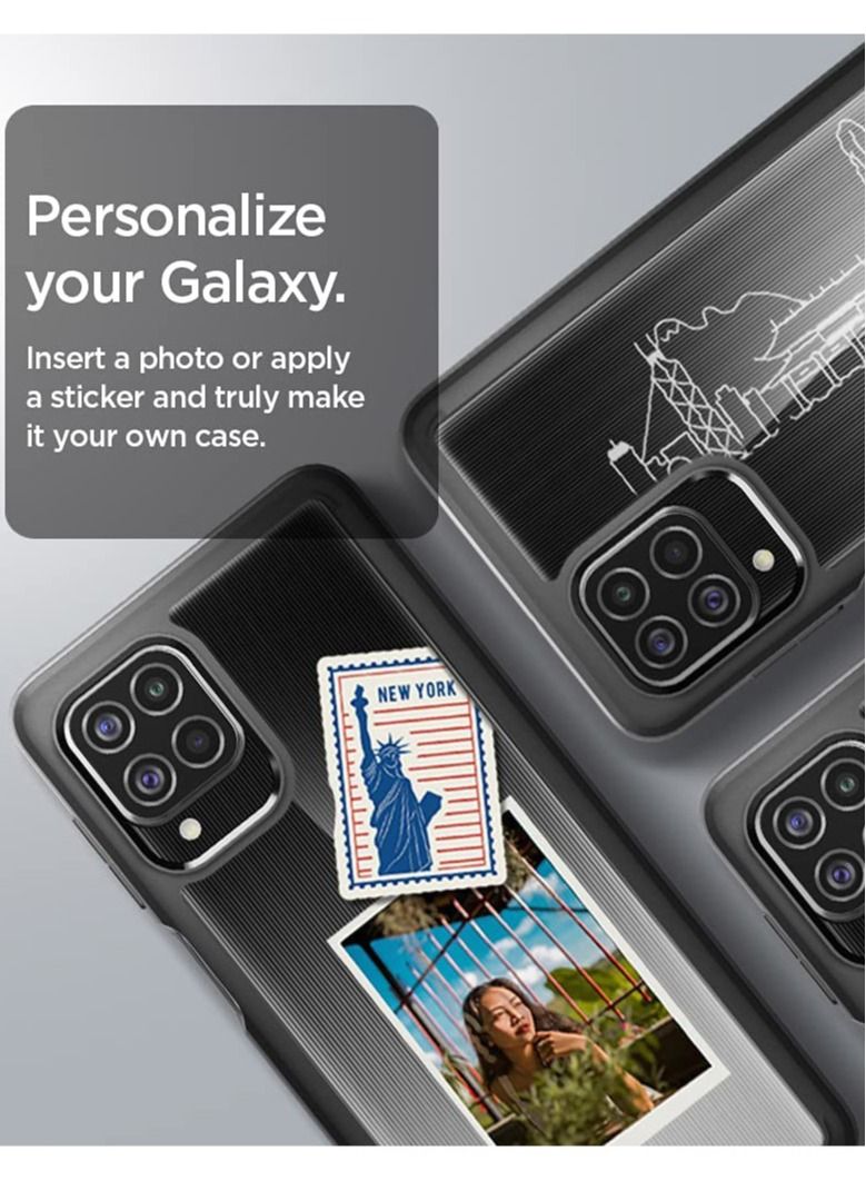 Spigen Ultra Hybrid for Samsung Galaxy M62 Case Cover - Matte Black - Image 3