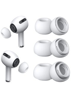 Generic [3 Pairs] Replacement Ear Tips for AirPods Pro and AirPods Pro 2nd Generation with Noise Reduction Hole Silicone Ear Tips for AirPods Pro  - Image 1