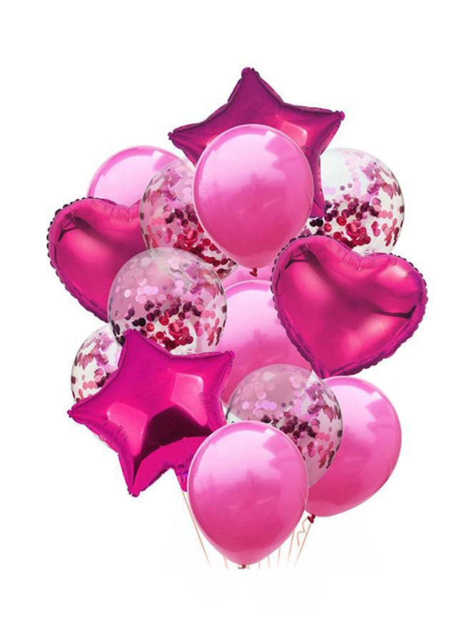 NIBEMINENT 14-Piece Decorative Confetti Balloon Set
