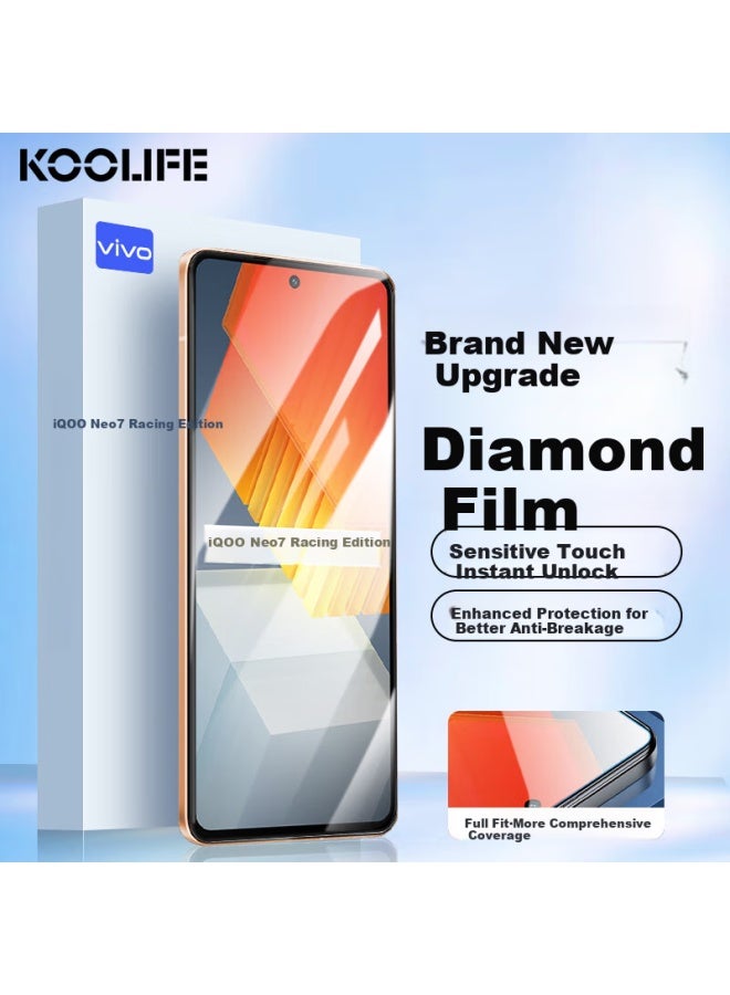 Koolife [Enhanced Version] Tempered Glass Screen Protector For Vivo Iqoo Neo7, Neo7Se Phone Film Protective Cover, Gaming Edition, Full Screen Coverage, Ultra-Thin, Hd Clear, Shatterproof, Fingerprint Resistant - Image 1