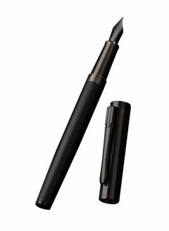Y&D Fountain Pen Black Forest Metal Beautiful Tree Texture Extra Fine Nib Writing Office Classic Design with Converter and Box Set Gift for your Family or anyone else  - Image 1