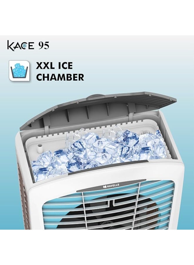 Havells Havells Kace 95 L Desert Air Cooler – GHRACAMB008, 3600 m³/h Airflow, Ice Chamber, Honeycomb Pads  - Image 5