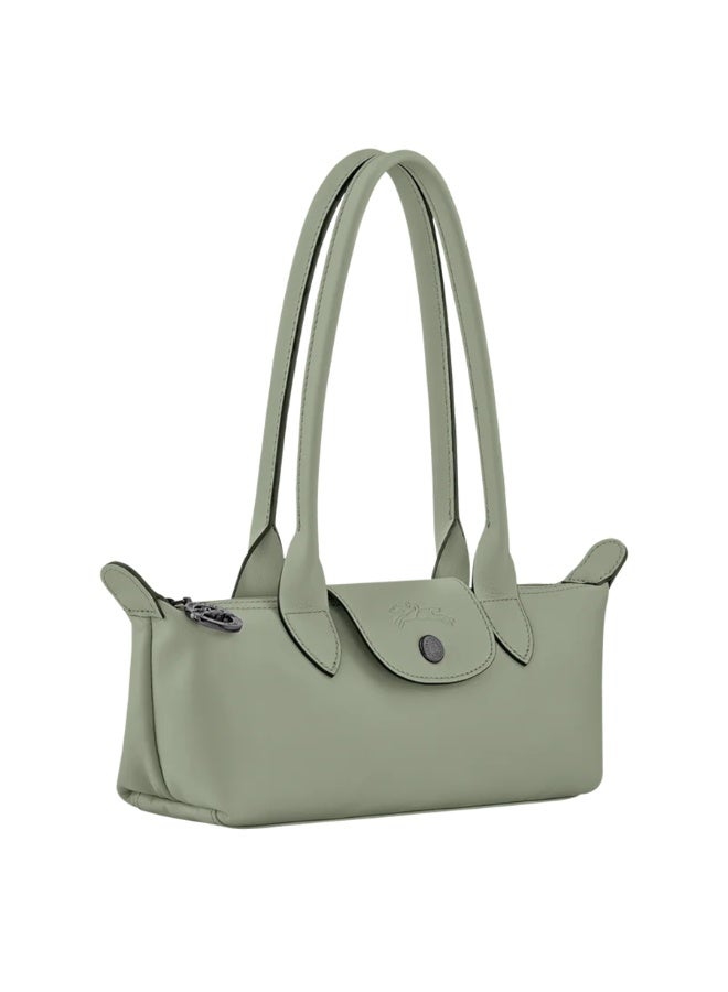 Longchamp Le Pliage Sage Green Slim Baguette Underarm Shoulder Tote Bag - Image 3