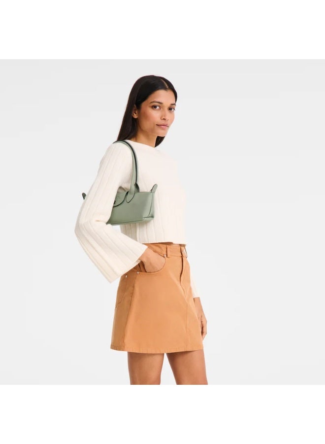 Longchamp Le Pliage Sage Green Slim Baguette Underarm Shoulder Tote Bag - Image 4