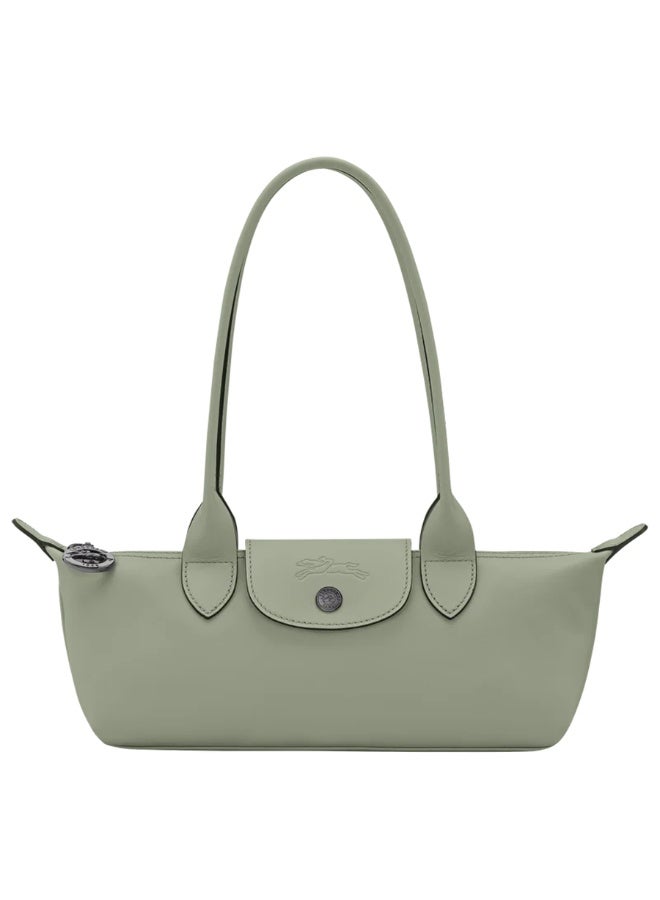 Longchamp Le Pliage Sage Green Slim Baguette Underarm Shoulder Tote Bag - Image 1