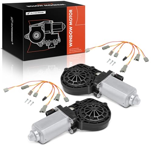 A-Premium Power Window Lift Motor Compatible with Ford F-100 F-150 F-250 F-350 F Super Duty Mustang Explorer E-100 Econoline Bronco Lincoln Mercury, 2-PC Set, Replace# E3AZ5423395-A - Image 1