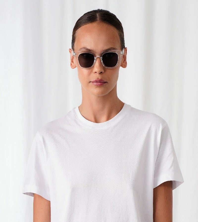  اكسبليست باوتس نظارات شمسية أنيقة ويليام كلير رمادية للجنسين - Image 4