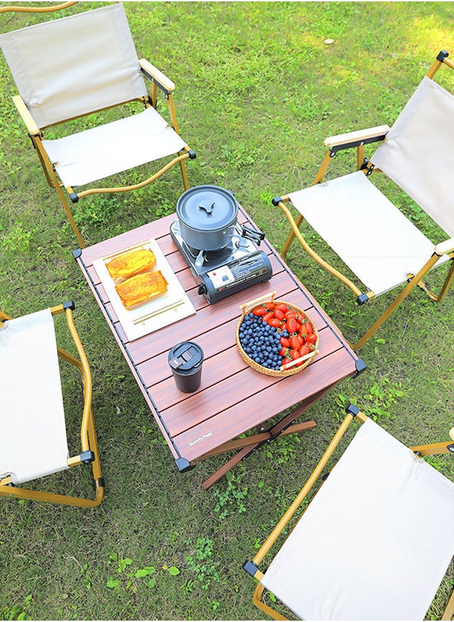 Sharpdo Premium Outdoor Folding Camping Chair with Ergonomic Design - 230KG Capacity & Sand-Resistant, 54*47*60cm  - Image 2