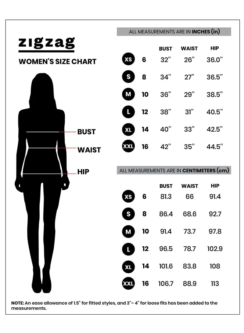 Zigzag Sleeveless Printed Peplum Top